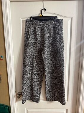 Offline By Aerie Snowday Black White Speckle Wide Leg Pants Sz M. MY-312